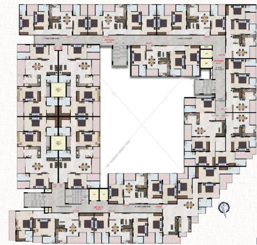  acropolis Tower 1 Cluster Plan From 3rd To 11th Floor