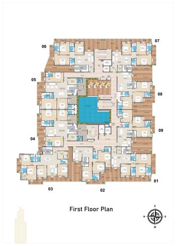  zenith-vista Zenith Vista Cluster Plan for 1st Floor