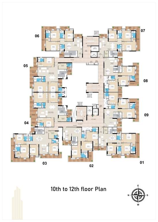  zenith vista Zenith Vista Cluster Plan from 10th to 12th Floor