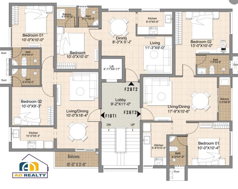  ad palladium grande vi block b AD Palladium Grande VI Block B Cluster Plan