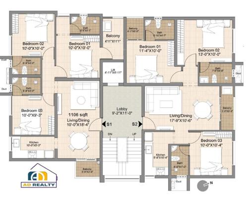  ad-palladium-grande-vi-block-b AD Palladium Grande VI Block B Cluster Plan