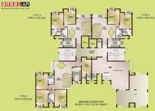  celebrity-meadows-tower-n Tower N Cluster Plan from 1st to 12th Floor