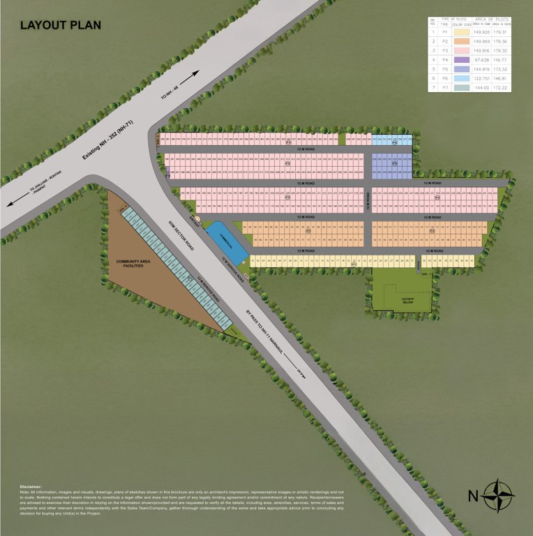 emerald estate Layout Plan
