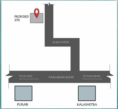  jilika-residency Location Plan