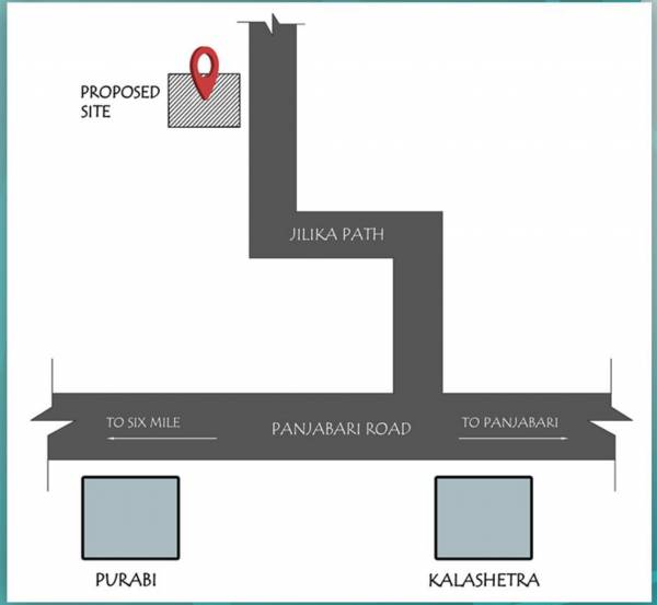  jilika-residency Location Plan