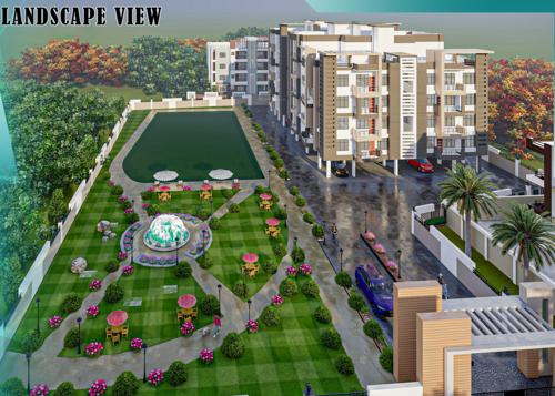  jilika-residency Landscape Garden and Tree Planting