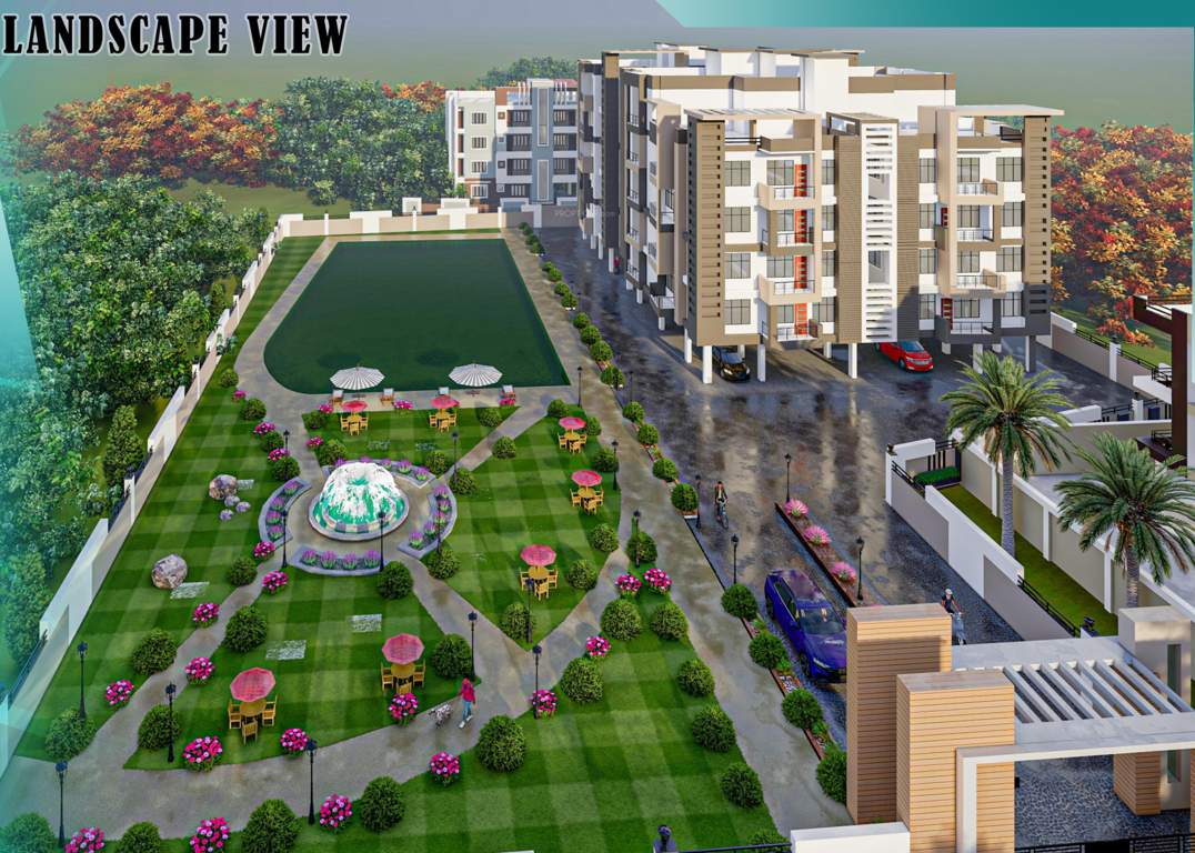  jilika residency Landscape Garden and Tree Planting