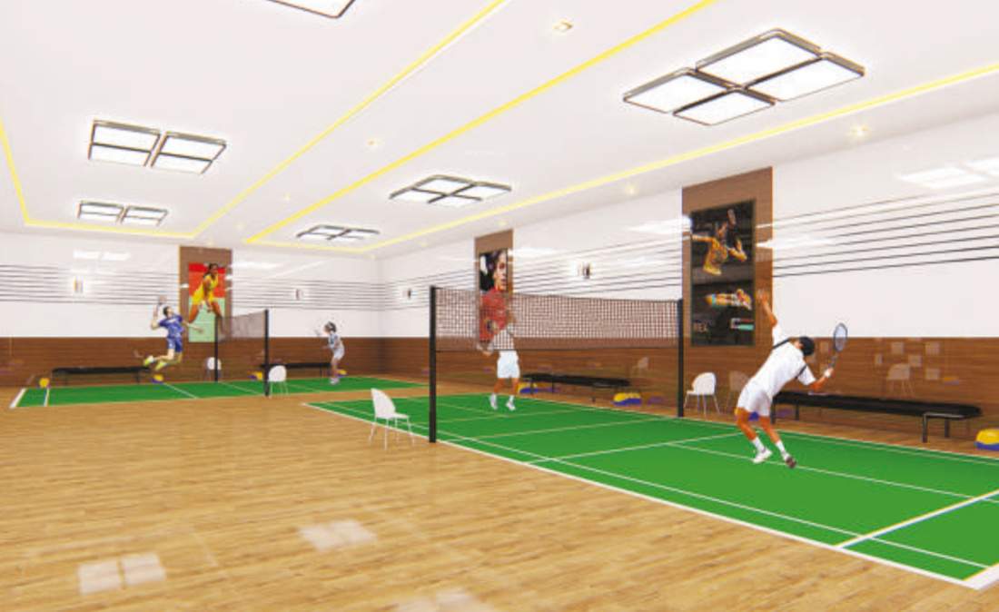  green grace rose Badminton Court