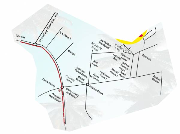  krishna-vatika-luxurious-villas Location Plan