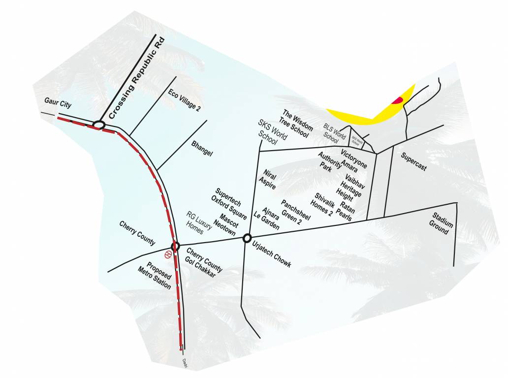  krishna vatika luxurious villas Location Plan