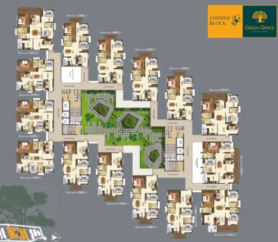  green-grace-jasmine Jasmine Block Cluster Plan