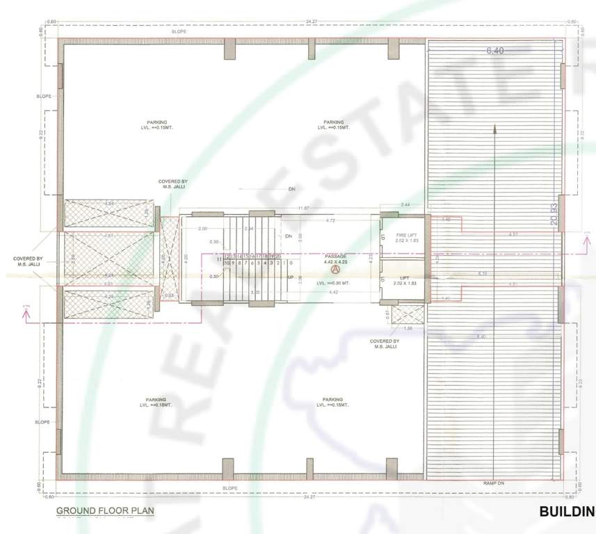 nature valley Building A Cluster Plan for ground Floor