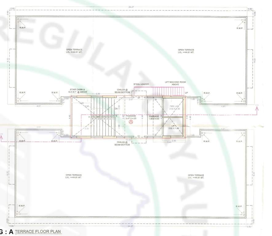 nature valley Building A Cluster Plan for terrace plan