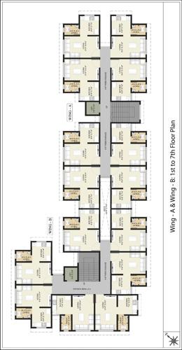  eklavya-building-no-1-type-a-wing-c Building No 1 Type A Wing C Cluster Plan