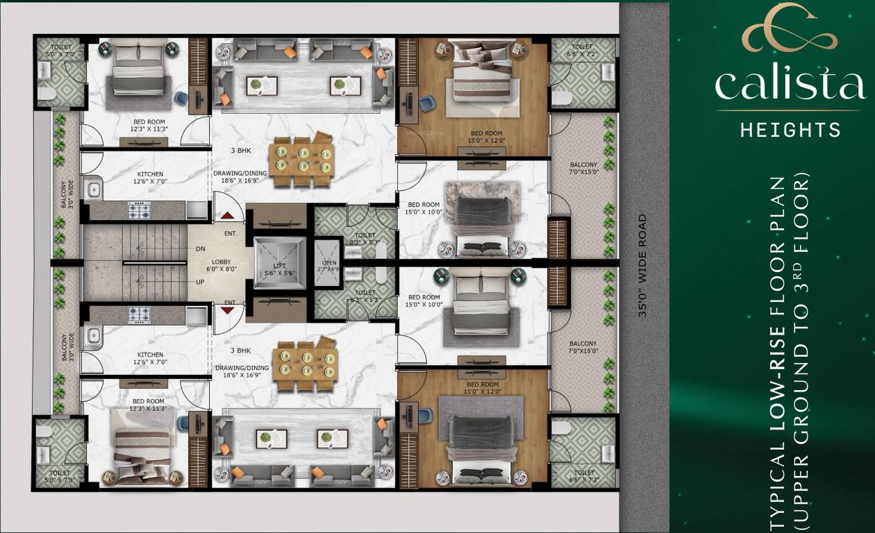 calista heights Cluster Plan