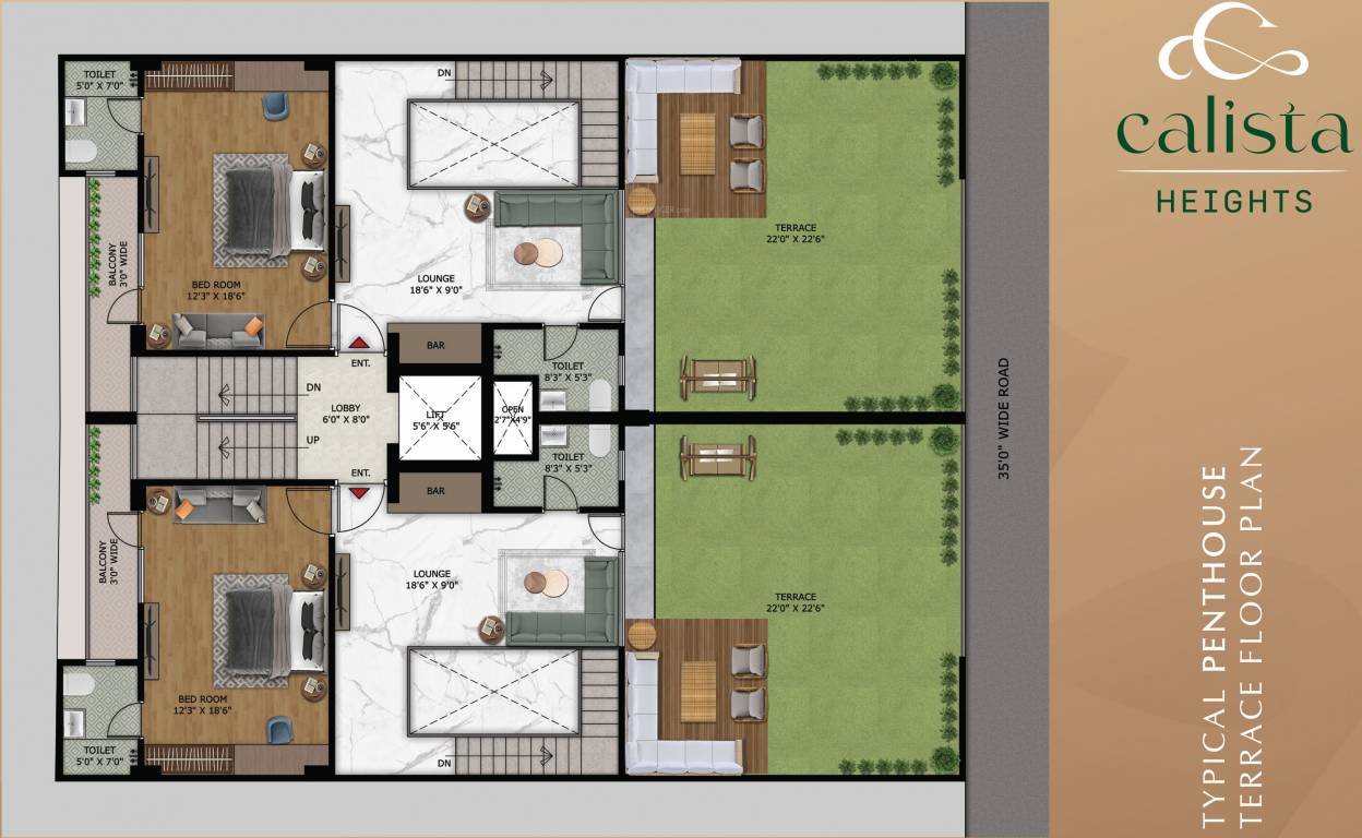calista heights Cluster Plan