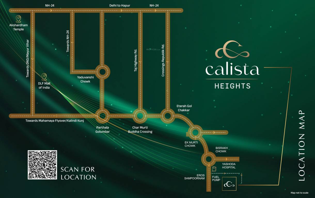 calista heights Location Plan