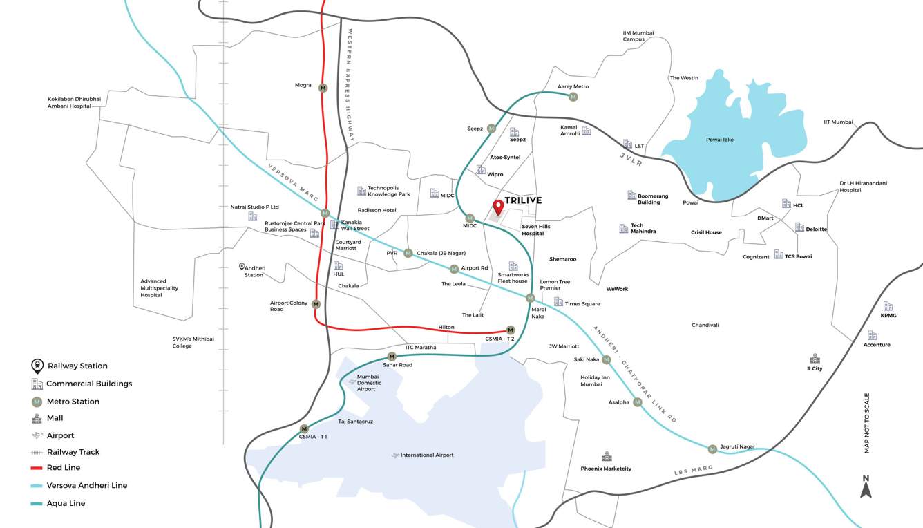  trilive moral tower b Location Plan
