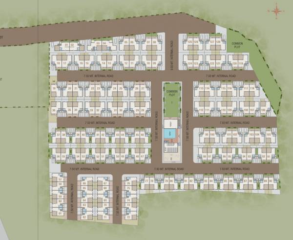 Layout Plan ambe-luxuria Layout Plan