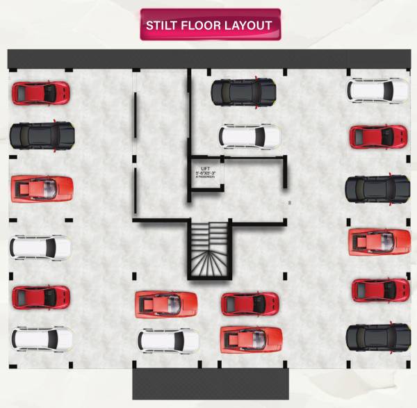  luxe Luxe Cluster Plan for ground Floor