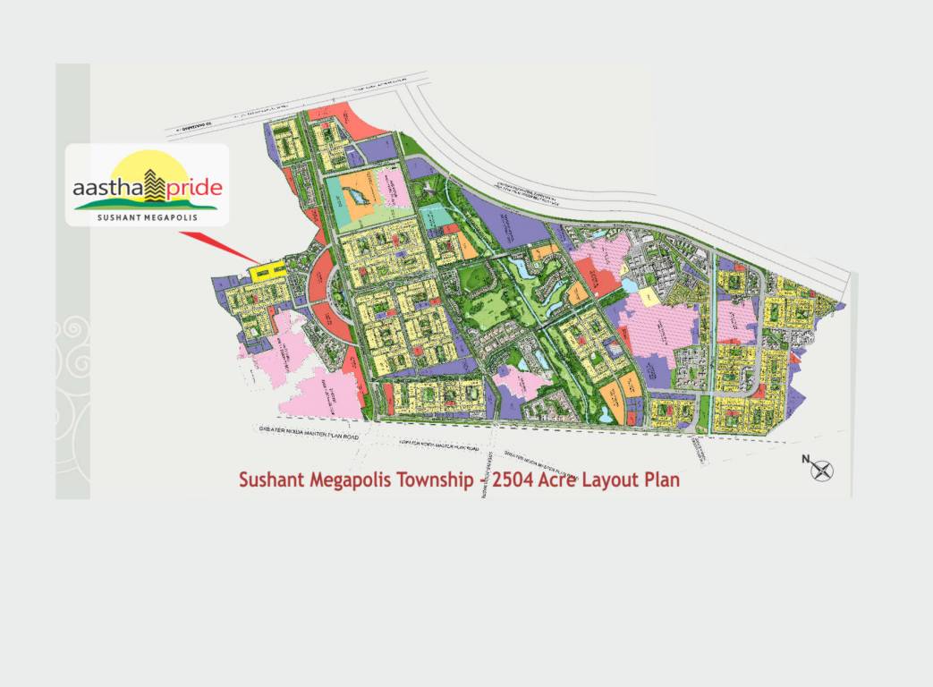 aastha mig zone ii Layout Plan