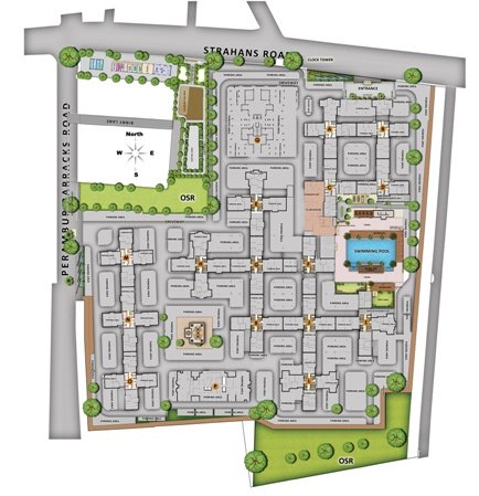  abhinandan tower n and o Master Plan