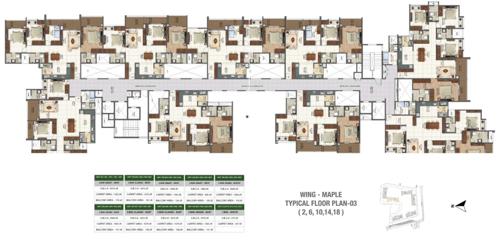  folium-by-sumadhura-phase-lll Folium By Sumadhura Phase lll Cluster Plan from 2nd to 18th Floor