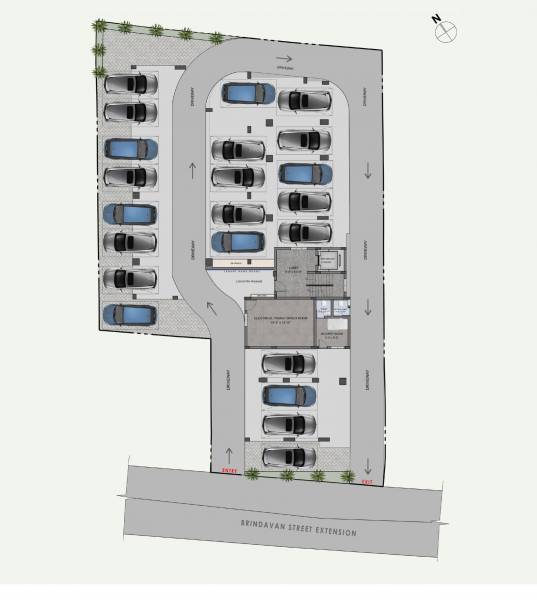  sanskriti Sanskriti Cluster Plan for ground Floor