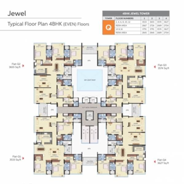  abhinandan-tower-q Q Cluster Plan