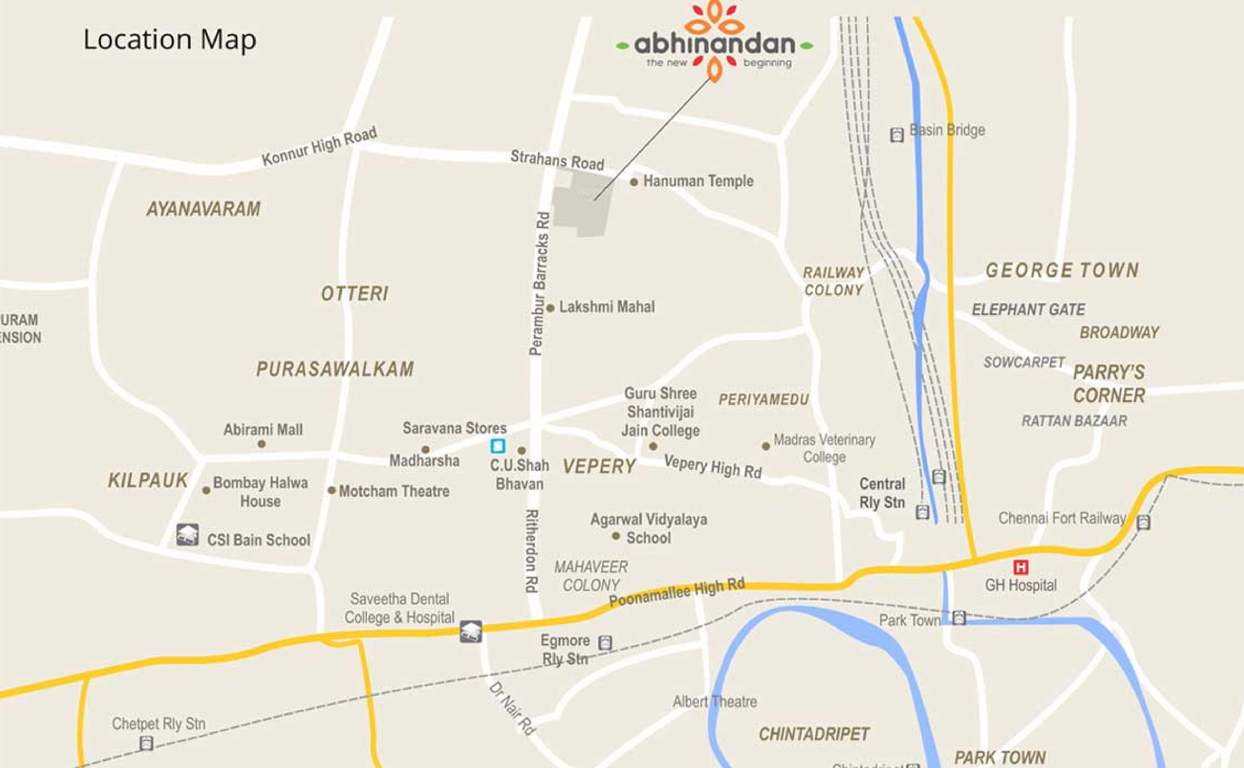  abhinandan tower q Location Plan