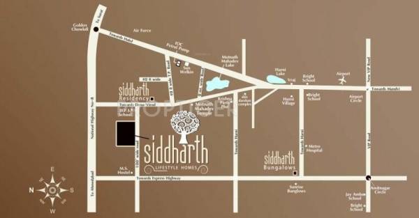  siddharth-lifestyle-homes-phase-2 Location Plan