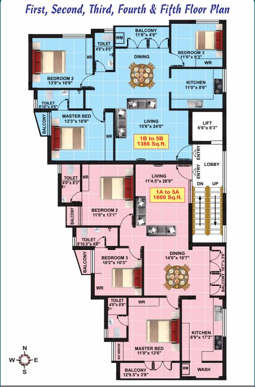  psp palace Cluster Plan