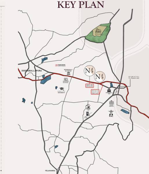  surya-enclave Location Plan
