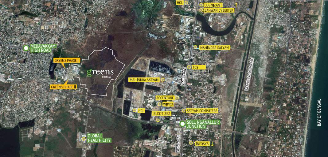  greens phase 1 Location Plan