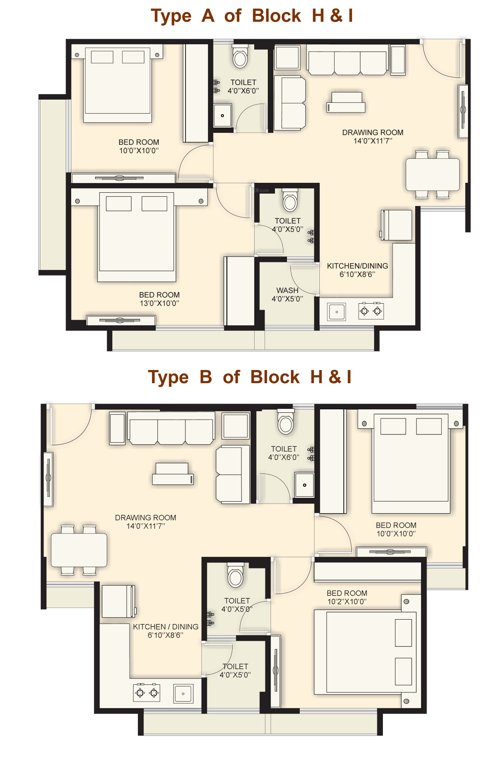  swarnim paradise Tower H Cluster Plan
