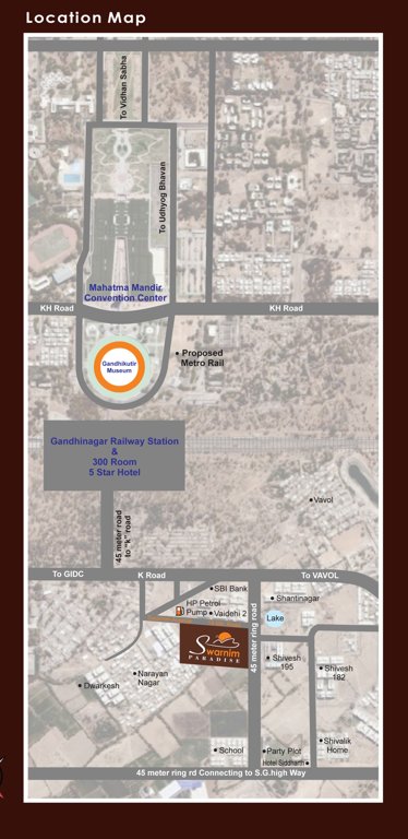  swarnim paradise Location Plan