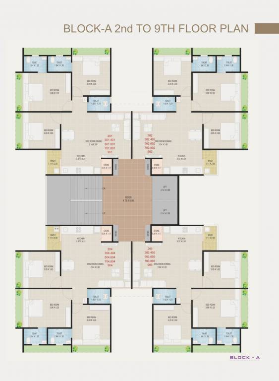  bhagvat enclave Block A Cluster Plan
