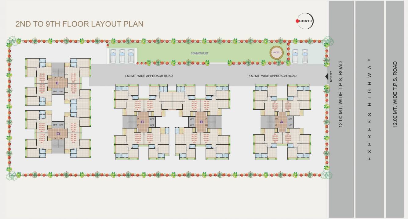  bhagvat enclave Block A Cluster Plan