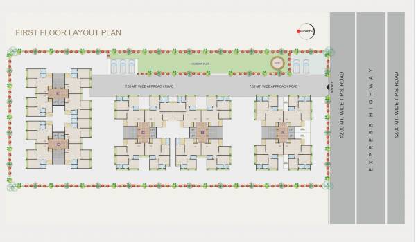  bhagvat-enclave Block A Cluster Plan