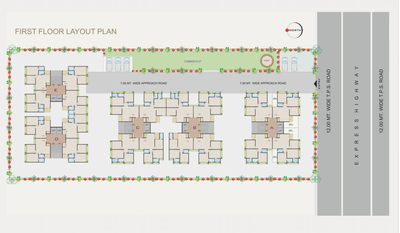  bhagvat enclave Block A Cluster Plan