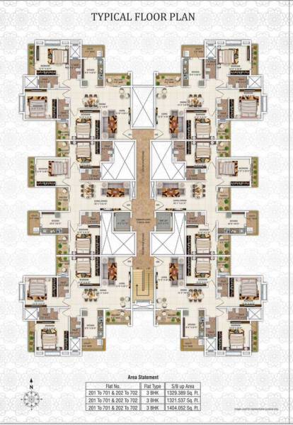  marigold Marigold Tower Cluster Plan