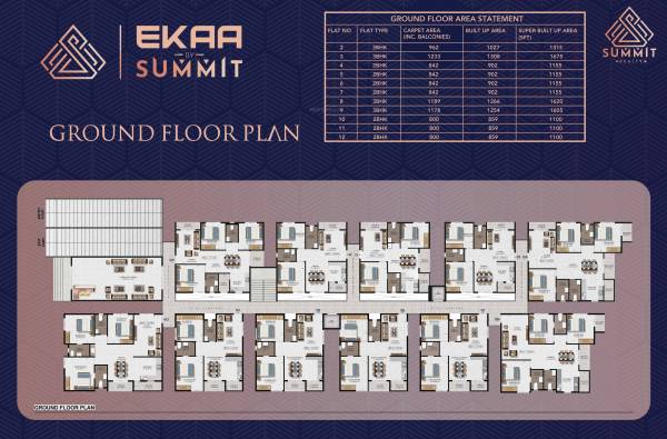  ekaa-by-summit EKAA By Summit Cluster Plan for ground Floor