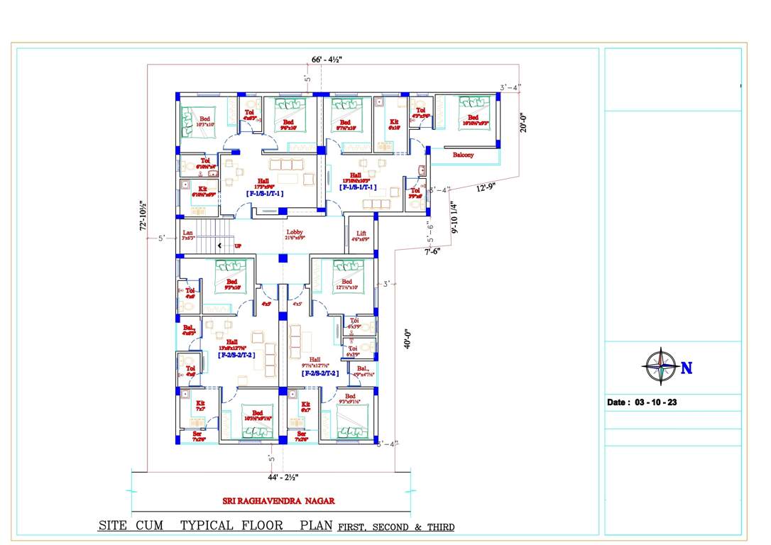 rahul and ridhi Rahul And Ridhi Cluster Plan from 1st to 3rd Floor