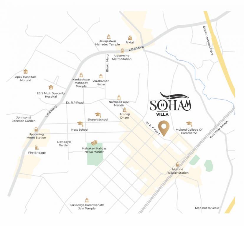  soham villa Location Plan