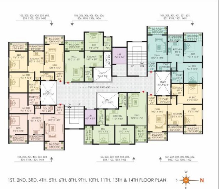  advik greenscape wing b Advik Greenscape Wing B Tower A Cluster Plan