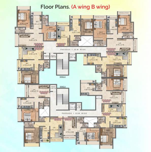  majestic-avenue A Wing Cluster Plan