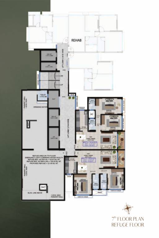  laxminarayan Aum Laxmi Narayan Cluster Plan for 7th Floor