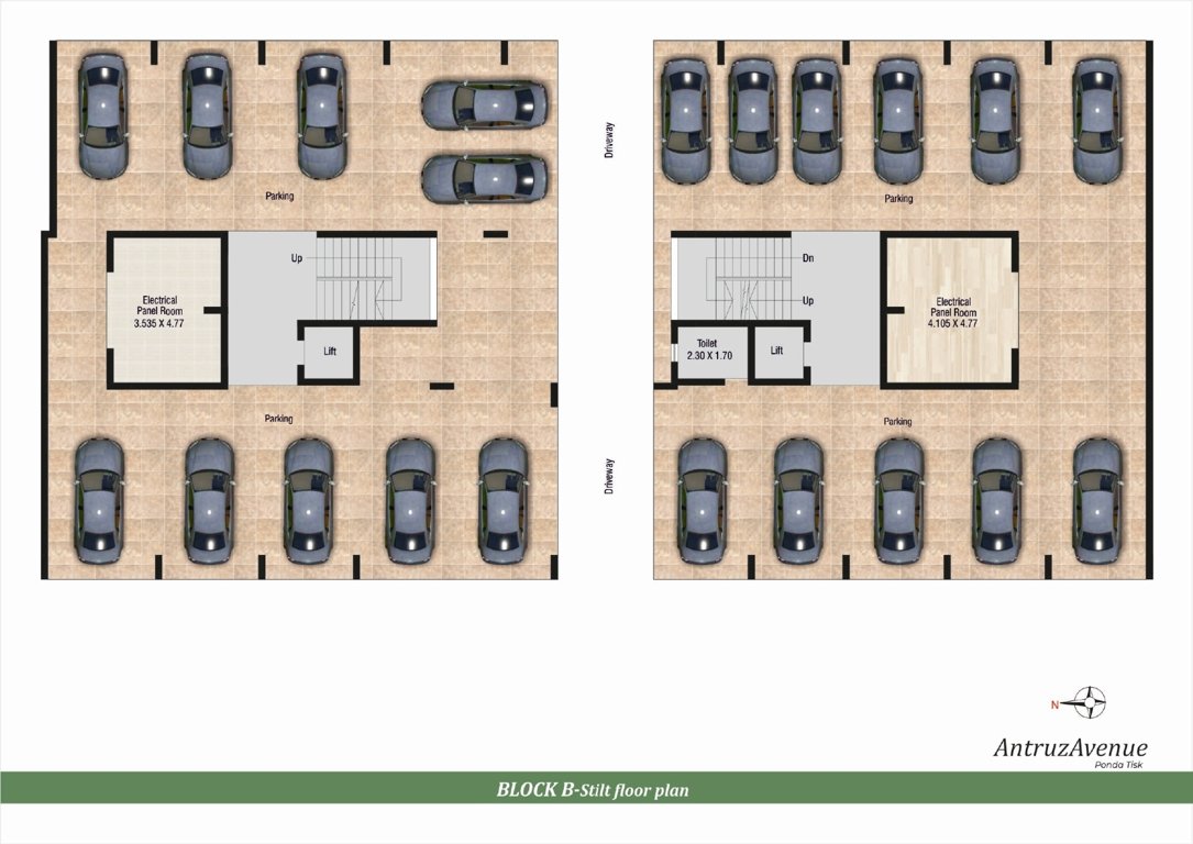  antruz avenue Block B Cluster Plan for Stilt Floor