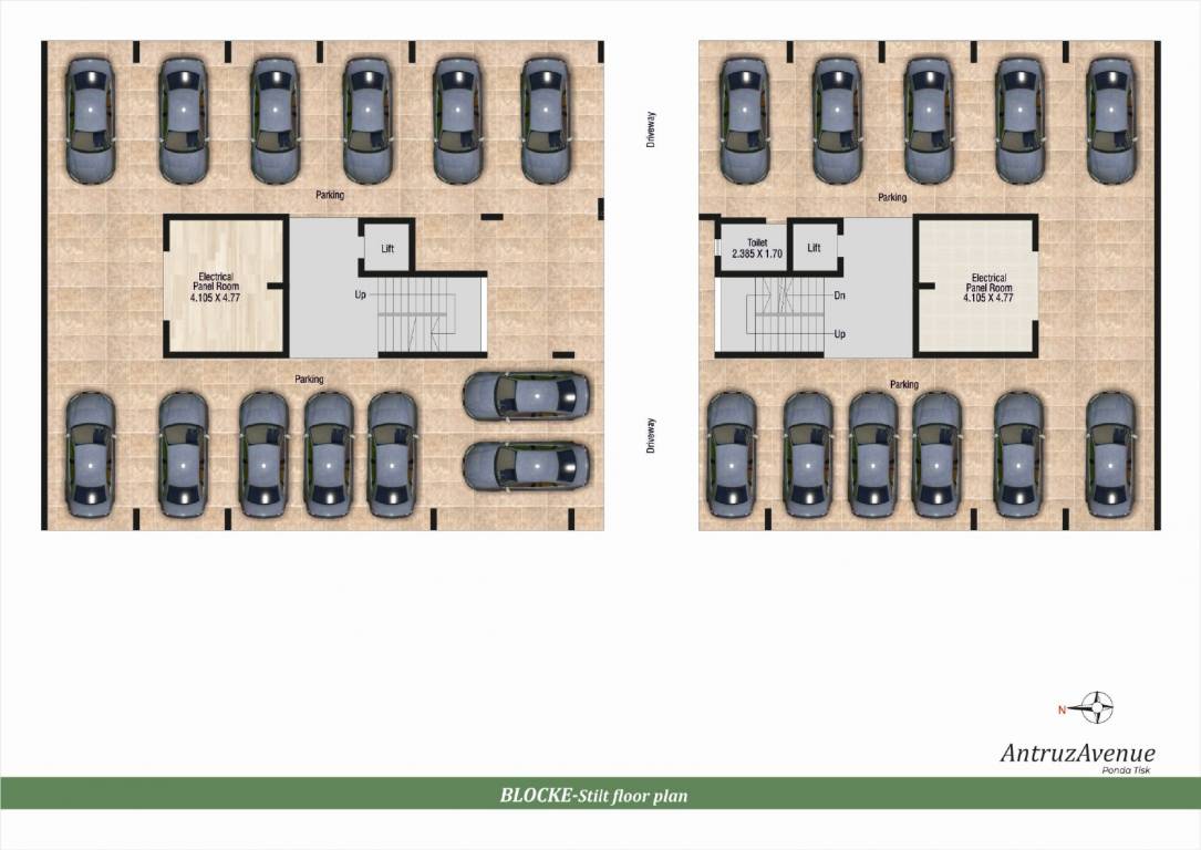  antruz avenue Block E Cluster Plan for Stilt Floor