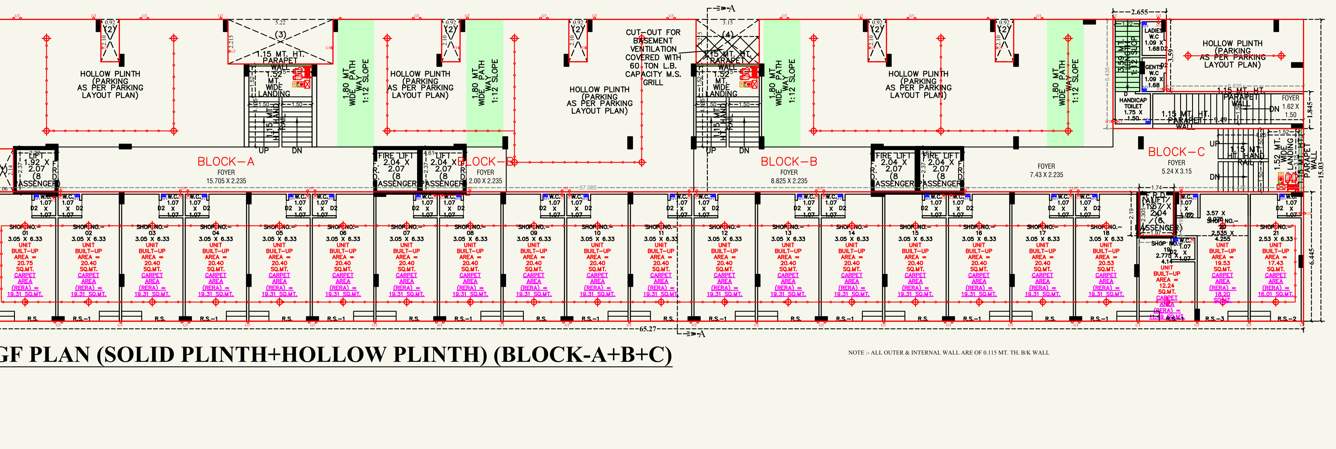  city City Block A Cluster Plan